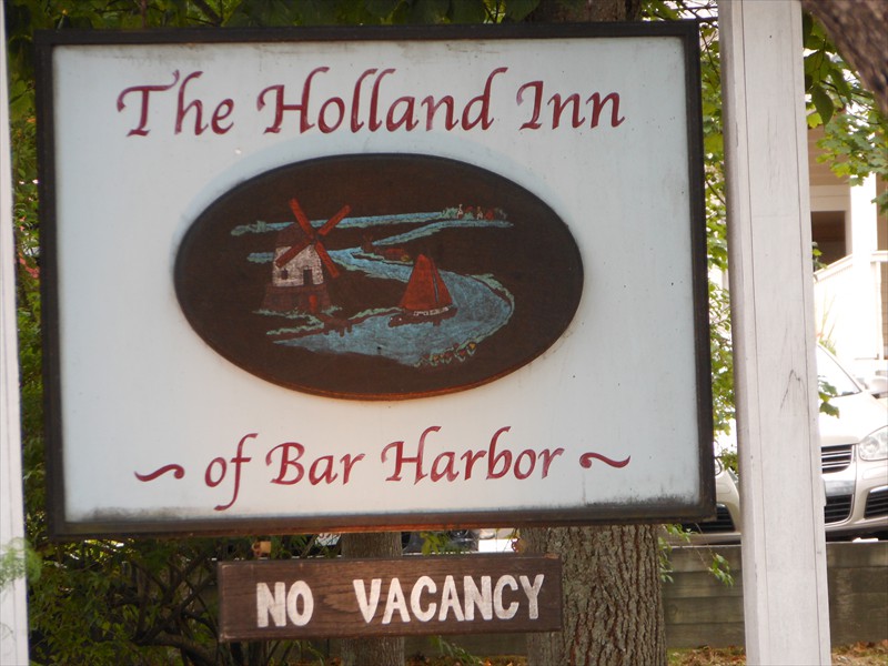 Sign for the Holland Inn